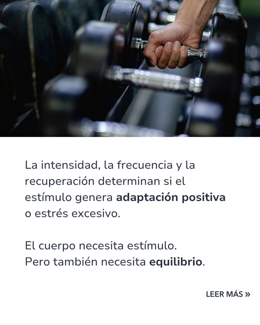 Intensidad, frecuencia y equilibrio
